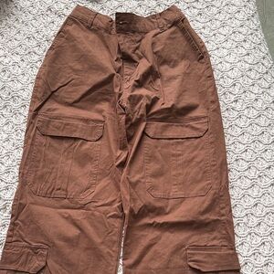 Forever 21 Women's Brown Cargo Pants